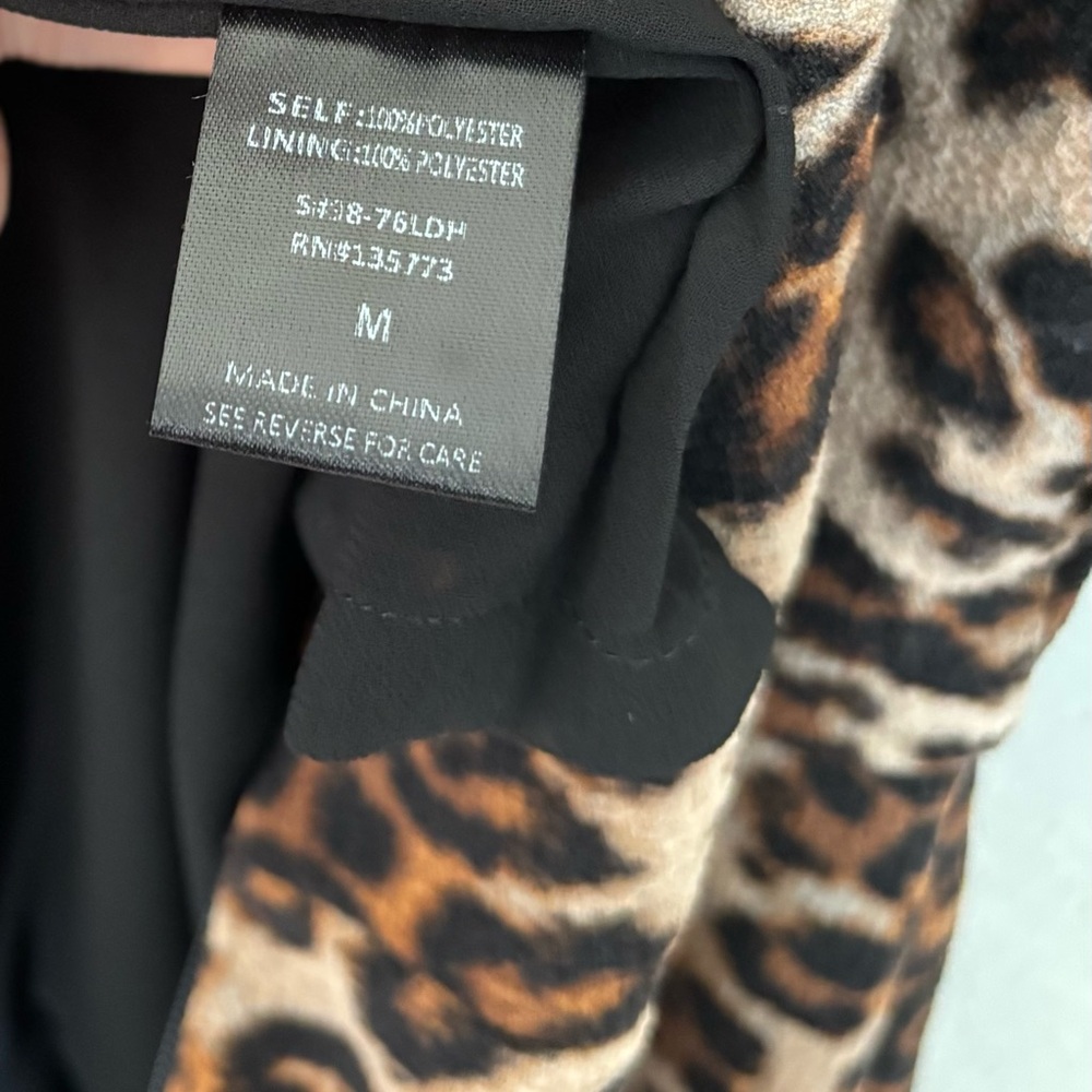 VICI Leopard Mini Dress Size Medium - Picture 4 of 8